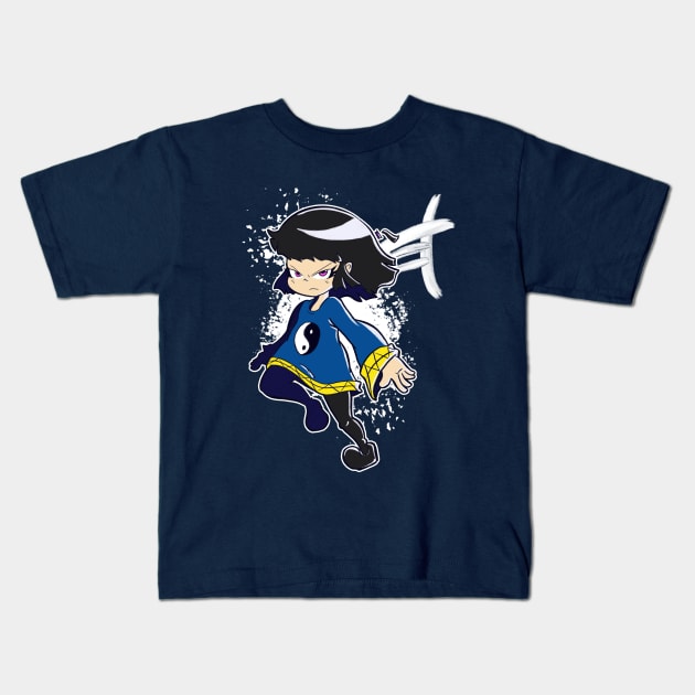 Moon Girl Kids T-Shirt by RM Prod (Ryan McCarthy Productions)